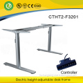 Dallas hand cranked adjustable table with adjustable metal frame